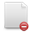 Empty document delete icon
